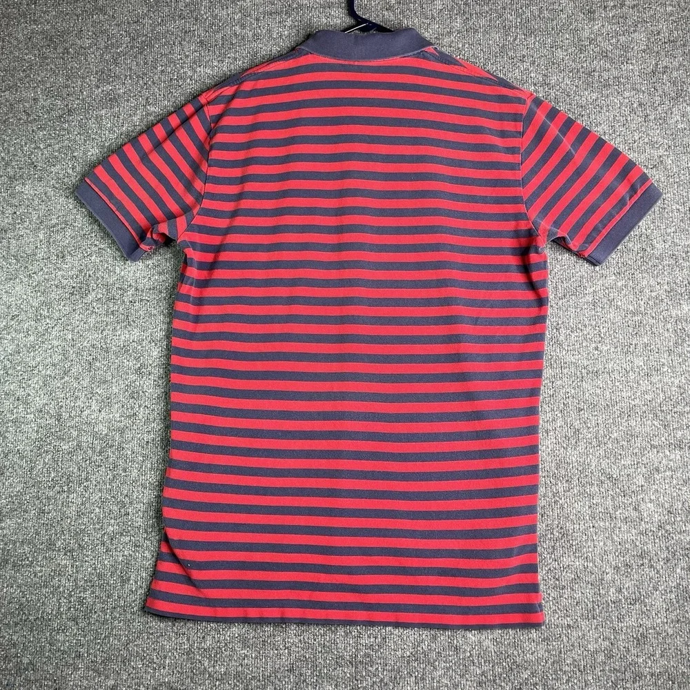 Vintage Polo Ralph Lauren Cookie Crest Polo Shirt Men's Large Rugby Striped Logo